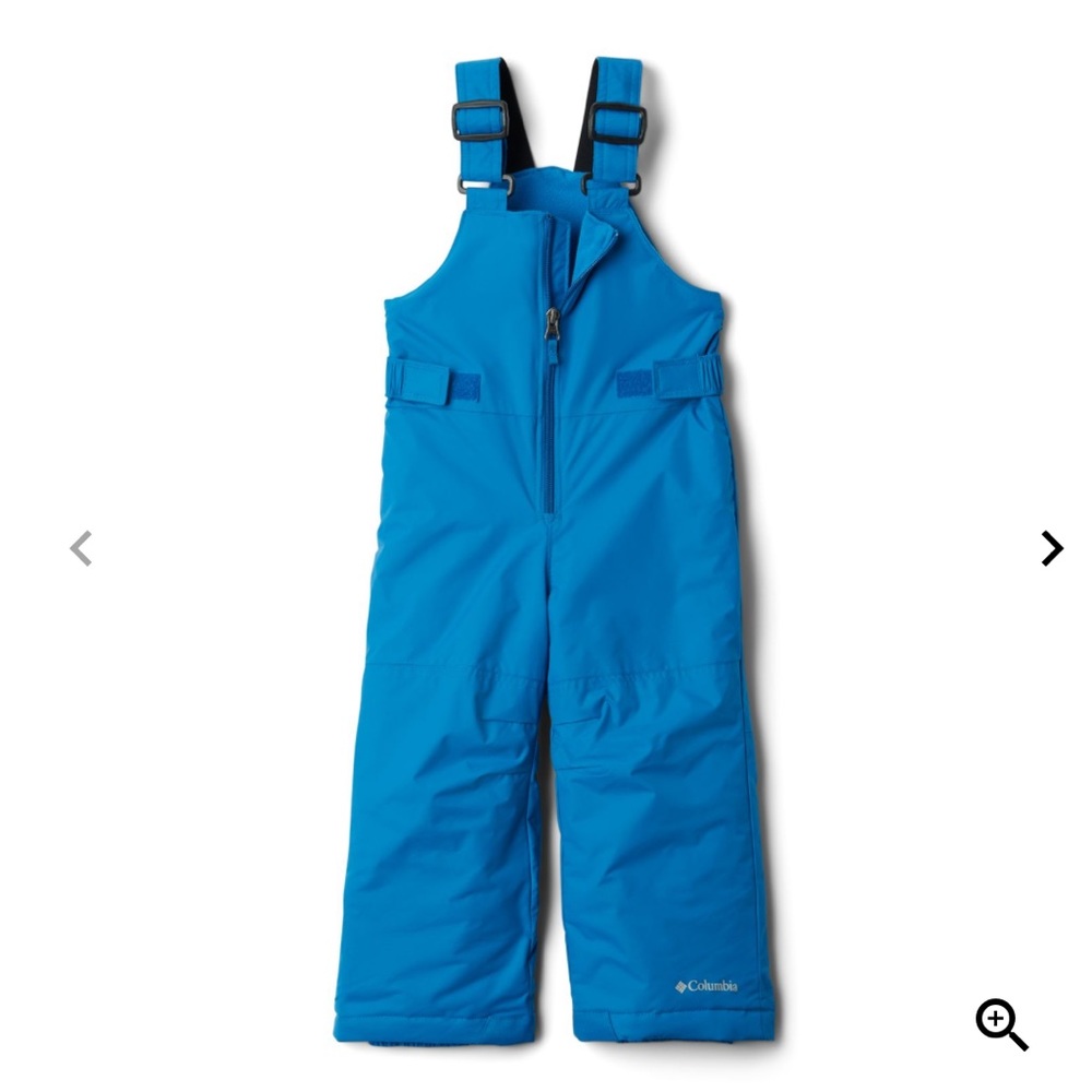 Columbia Toddler Snowslope II Bib NWT size 3T